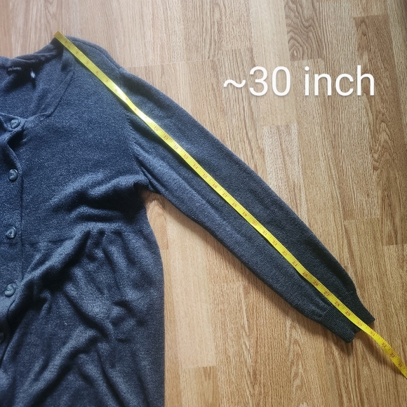 Daisy Fuentes Long-Sleeve Button-Up Sweater - Picture 8 of 8